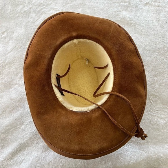 VINTAGE Henschel Faux Suede Western Hat - Picture 3 of 6